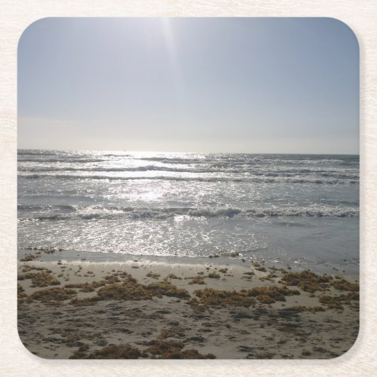 Beach Sunrise Drink Onderzetter (Voorkant)