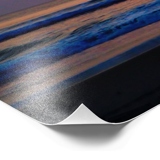 Beach Sunrise Foto Afdruk (Hoek)