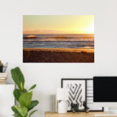 Beach Sunrise Foto Poster (Thuiskantoor)