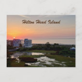 Beach Sunrise Hilton Head Island South Carolina Briefkaart (Voorkant)