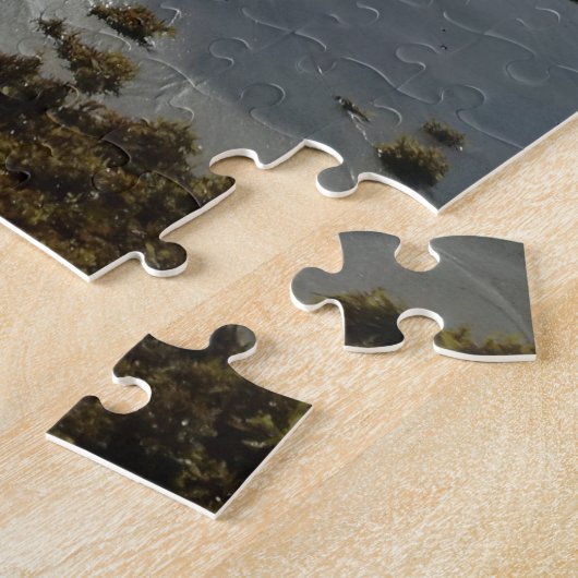 Beach Sunrise Jigzaag Puzzle Legpuzzel (Zijkant)