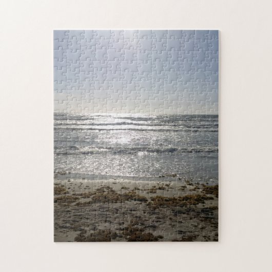 Beach Sunrise Jigzaag Puzzle Legpuzzel (Verticaal)