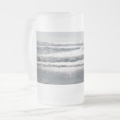 Beach Sunrise Matglas Bierpul (Voorkant links)