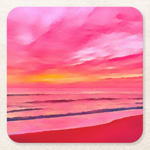 Beach Sunrise Onderzetter door Ocean Design