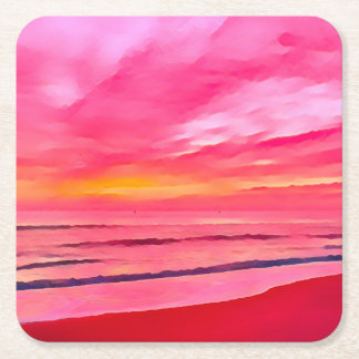 Beach Sunrise Onderzetter door Ocean Design