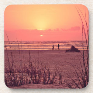 Beach Sunrise Onderzetters voor fotografie