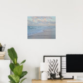Beach Sunrise over Calm Water Artistic Art Poster (Thuiskantoor)