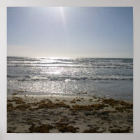 Beach Sunrise Poster