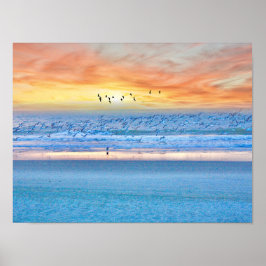 Beach Sunrise Poster