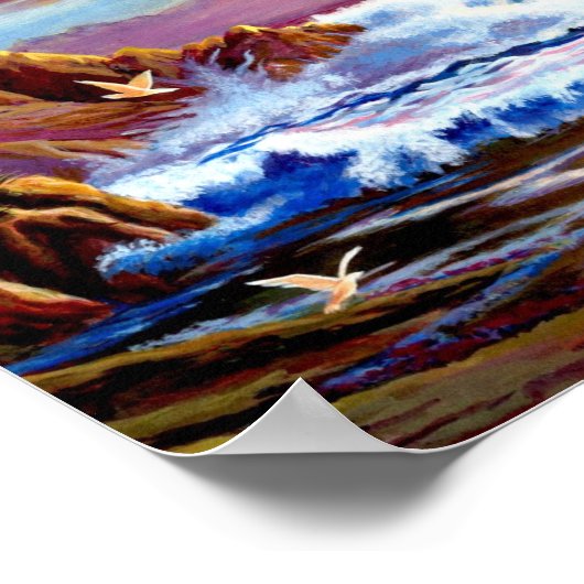 Beach Sunrise Poster (Hoek)