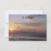 Beach Sunrise RSVP (Voorkant)