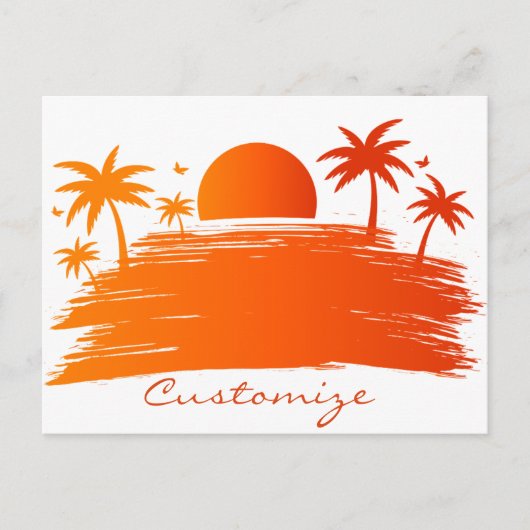 Beach Sunrise Sunset Thunder_Cove Briefkaart (Voorkant)