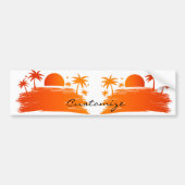 Beach Sunrise Sunset Thunder_Cove Bumpersticker (Voorkant)
