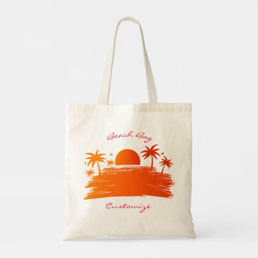 Beach Sunrise Sunset Thunder_Cove Tote Bag (Achterkant)