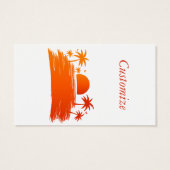 Beach Sunrise Sunset Thunder_Cove Visitekaartje (Achterkant)