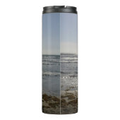 Beach Sunrise Thermal Tumbler Thermosbeker (Achterkant)