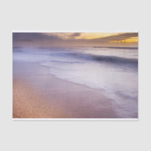 Beach Sunrise Tissue Paper Tissuepapier (Voorkant)