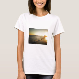 Beach Sunset at Coney Island, Brooklyn T-shirt