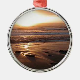 "Beach Sunset at Yachats, Oregon" van Lewis Evans Metalen Ornament