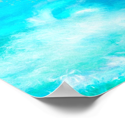 BEACH SUNSET Birds of Paradise Poster (Hoek)