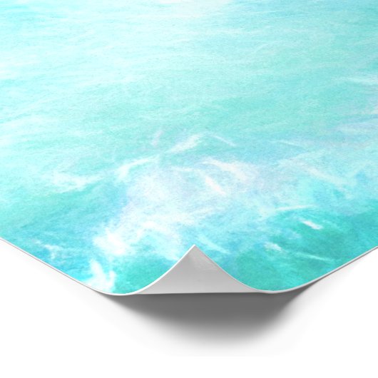 BEACH SUNSET Birds of Paradise Poster (Hoek)