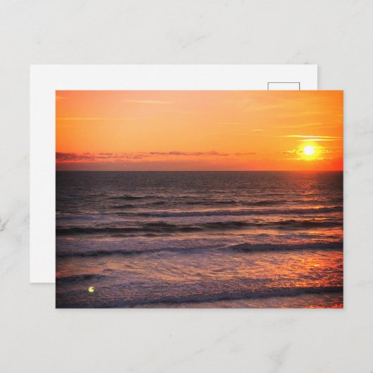 Beach Sunset Briefkaart (Voorkant / Achterkant)