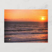 Beach Sunset Briefkaart (Voorkant)