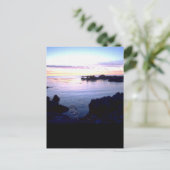 Beach Sunset Briefkaart (Staand voorkant)