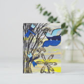 Beach Sunset Briefkaart (Staand voorkant)