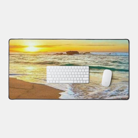 Beach Sunset Bureaumat (Keyboard & Muis)
