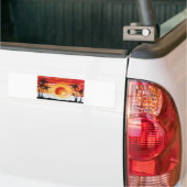 Beach Sunset Custom Personaliseer DIY Project Home Bumpersticker (Op Truck)