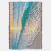 Beach Sunset Deken (Voorkant Verticaal)