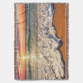 Beach Sunset Deken (Voorkant Verticaal)