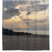 Beach Sunset Douchegordijn (Voorkant)