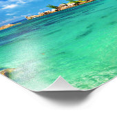 Beach Sunset Foto Afdruk (Hoek)