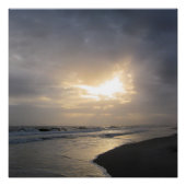 Beach Sunset Fotografie Poster Print (Voorkant)