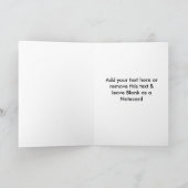 Beach Sunset Glas in lood Design Notecard (Binnen)