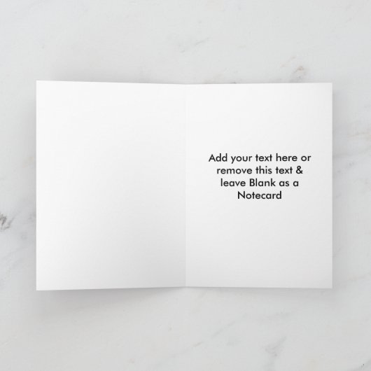 Beach Sunset Glas in lood Design Notecard (Binnen)