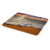 Beach Sunset Glass Snijplank (Hoek)