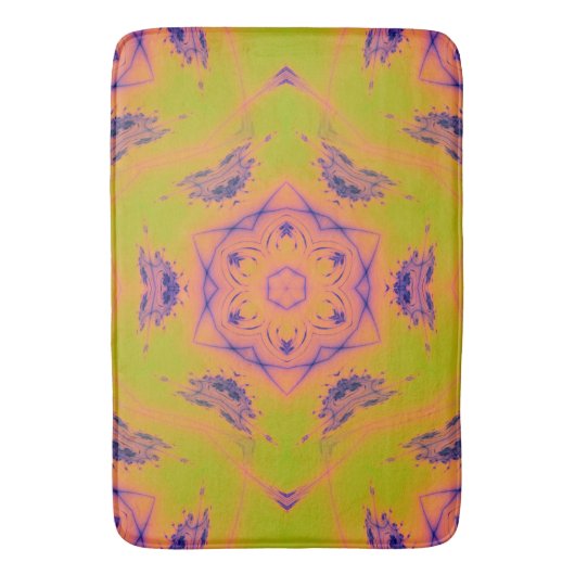 Beach Sunset Gradient Contrast Mandela Badmat (Voorkant Verticaal)