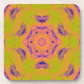 Beach Sunset Gradient Contrast Mandela Bier Onderzetter (Voorkant)