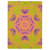 Beach Sunset Gradient Contrast Mandela Klembord (Achterkant)