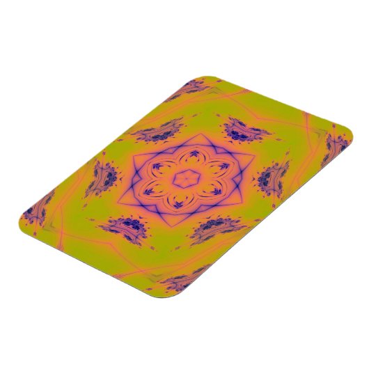 Beach Sunset Gradient Contrast Mandela Magneet (Linkerzijde)