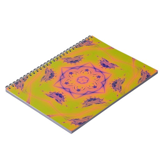 Beach Sunset Gradient Contrast Mandela Notitieboek (Linkerzijde)