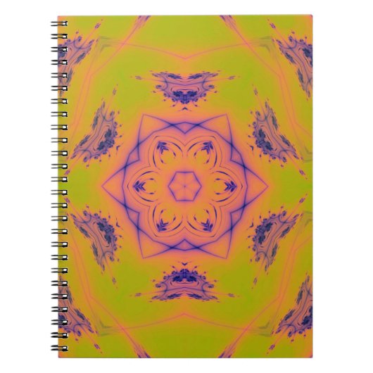 Beach Sunset Gradient Contrast Mandela Notitieboek (Voorkant)