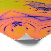 Beach Sunset Gradient Contrast Mandela Poster (Hoek)