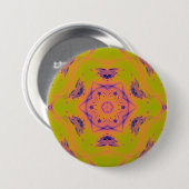 Beach Sunset Gradient Contrast Mandela Ronde Button 7,6 Cm (Voorkant /achterkant)