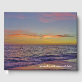 Beach Sunset Guest Book Gastenboek (Voorkant)