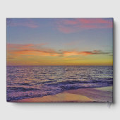 Beach Sunset Guest Book Gastenboek (Achterkant)