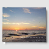 Beach Sunset Guest Book Gastenboek (Voorkant)